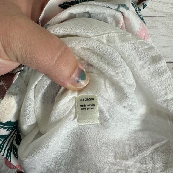 Pink Chicken Women's Elsie Bright Sunburst Dandelion Printed Dress Size XS - Picture 6 of 7